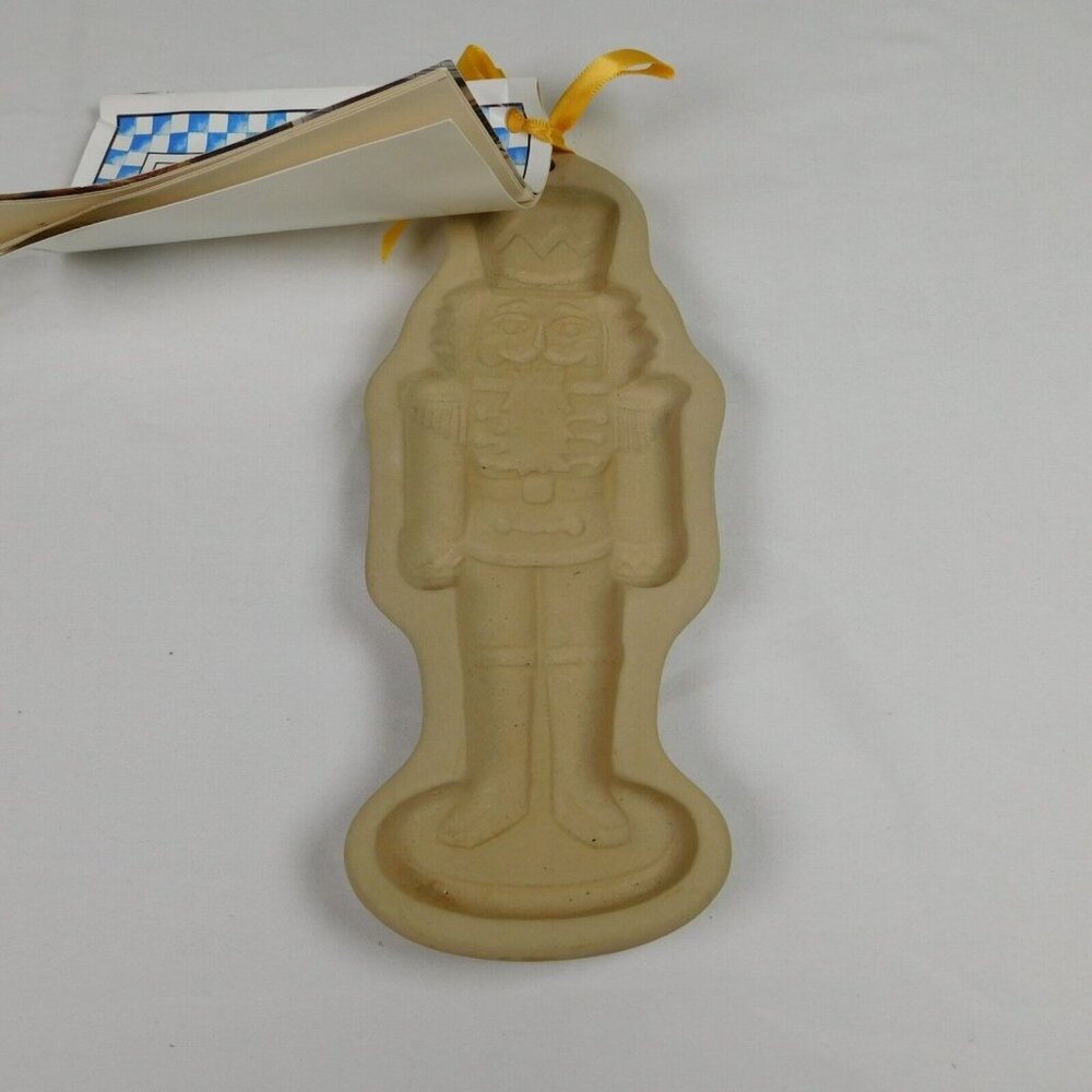 Nutcracker Brown Bag Cookie Art Chocolate Craft Art Mold Recipe Book 8" Long New